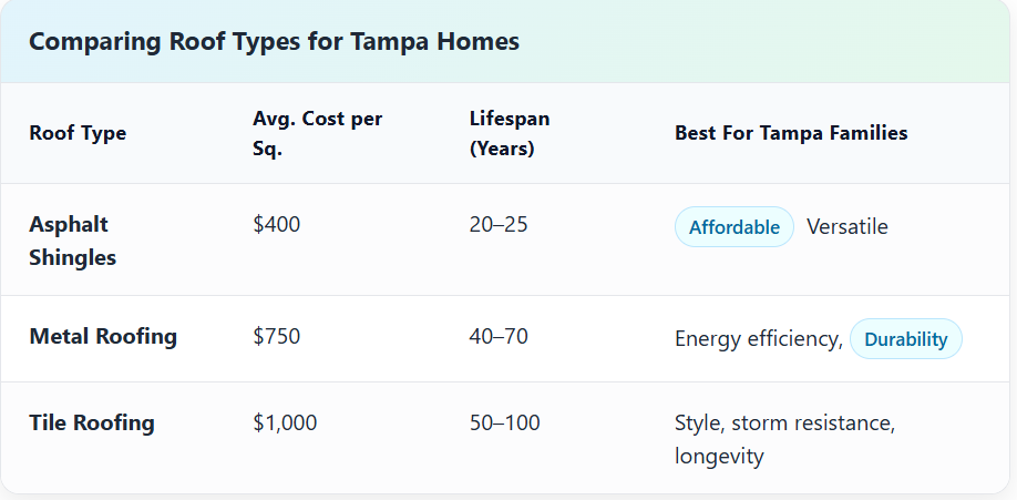 roof replacement in Tampa
